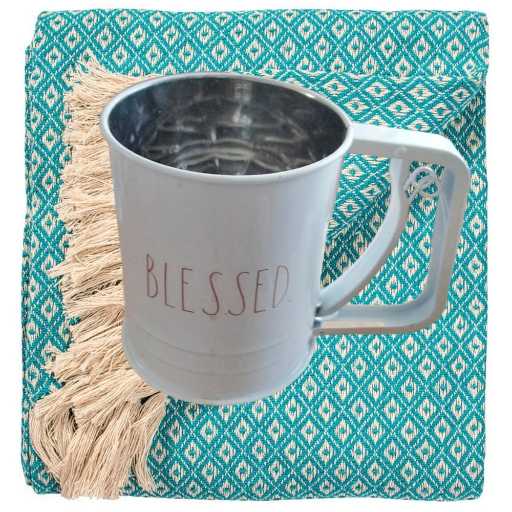 Rae Dunn ~ BLESSED ~ Flour Sifter. NWOT